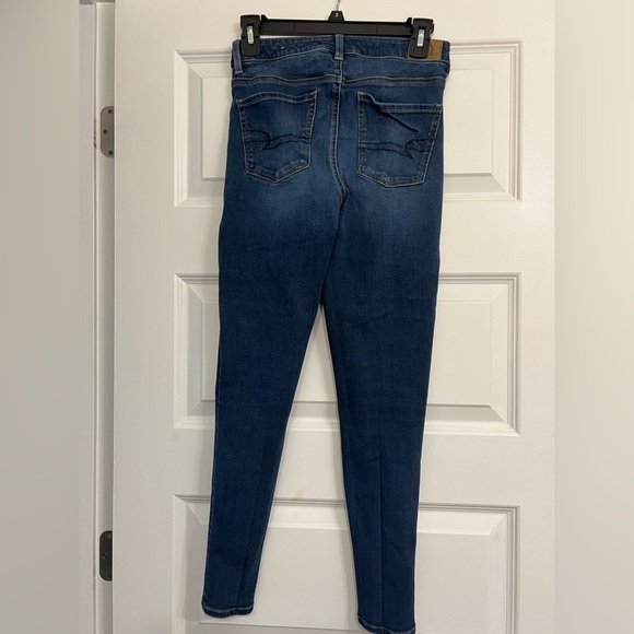 American Eagle Outfitters Dark Blue Skinny Jeans - Picture 4 of 4